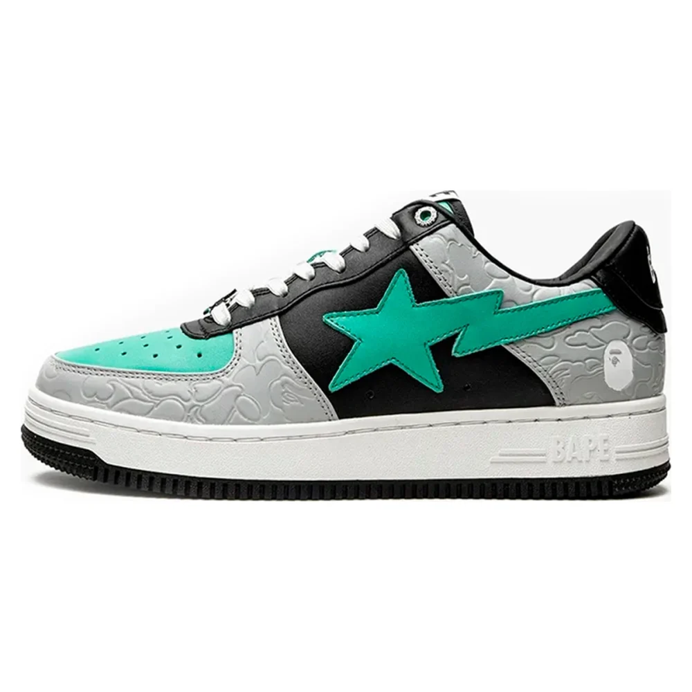 Bape STA Low Grey Black