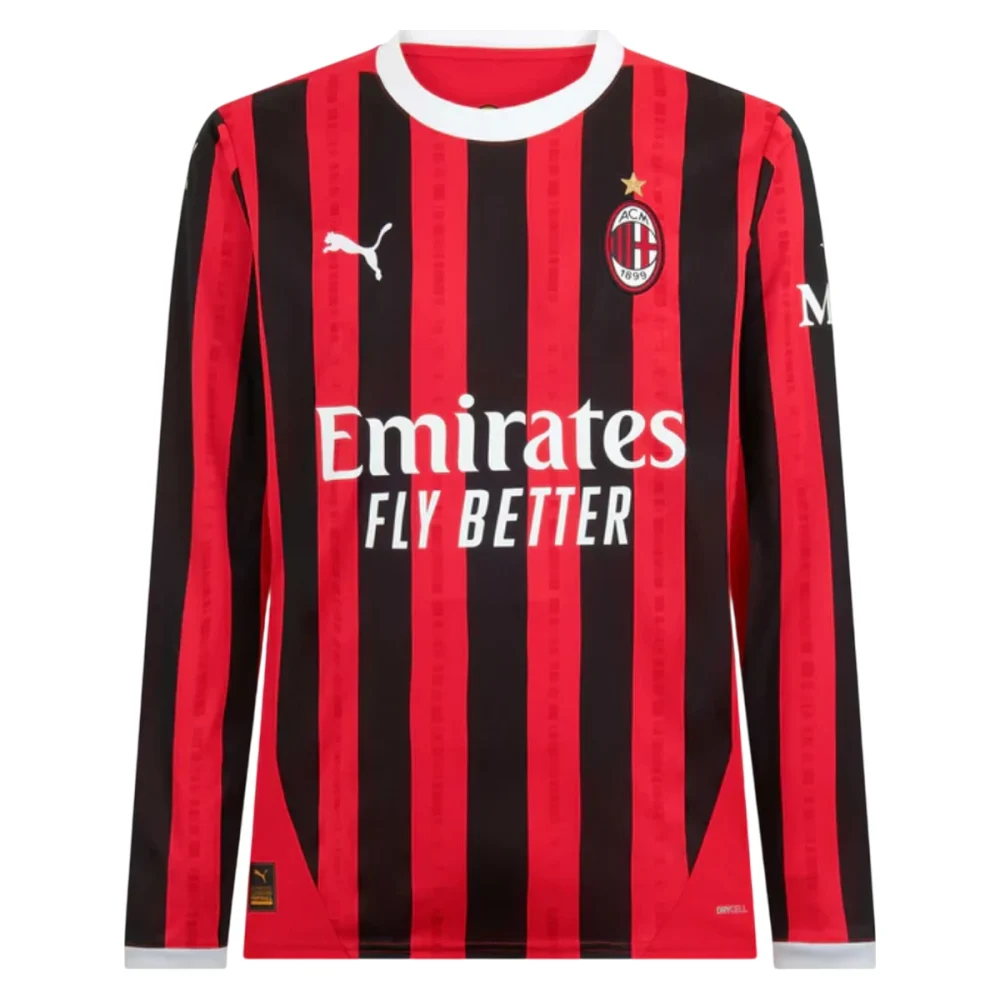 Camiseta AC Milan 24/25 1ª equipación manga larga