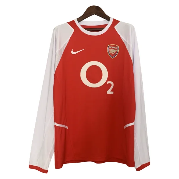 Camiseta Retro Arsenal 02/03 1ª equipación manga larga