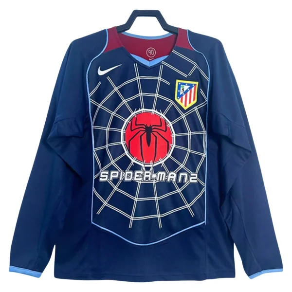 Camiseta retro Atlético de Madrid 04/05 SPIDERMAN 2ª Equipación manga larga