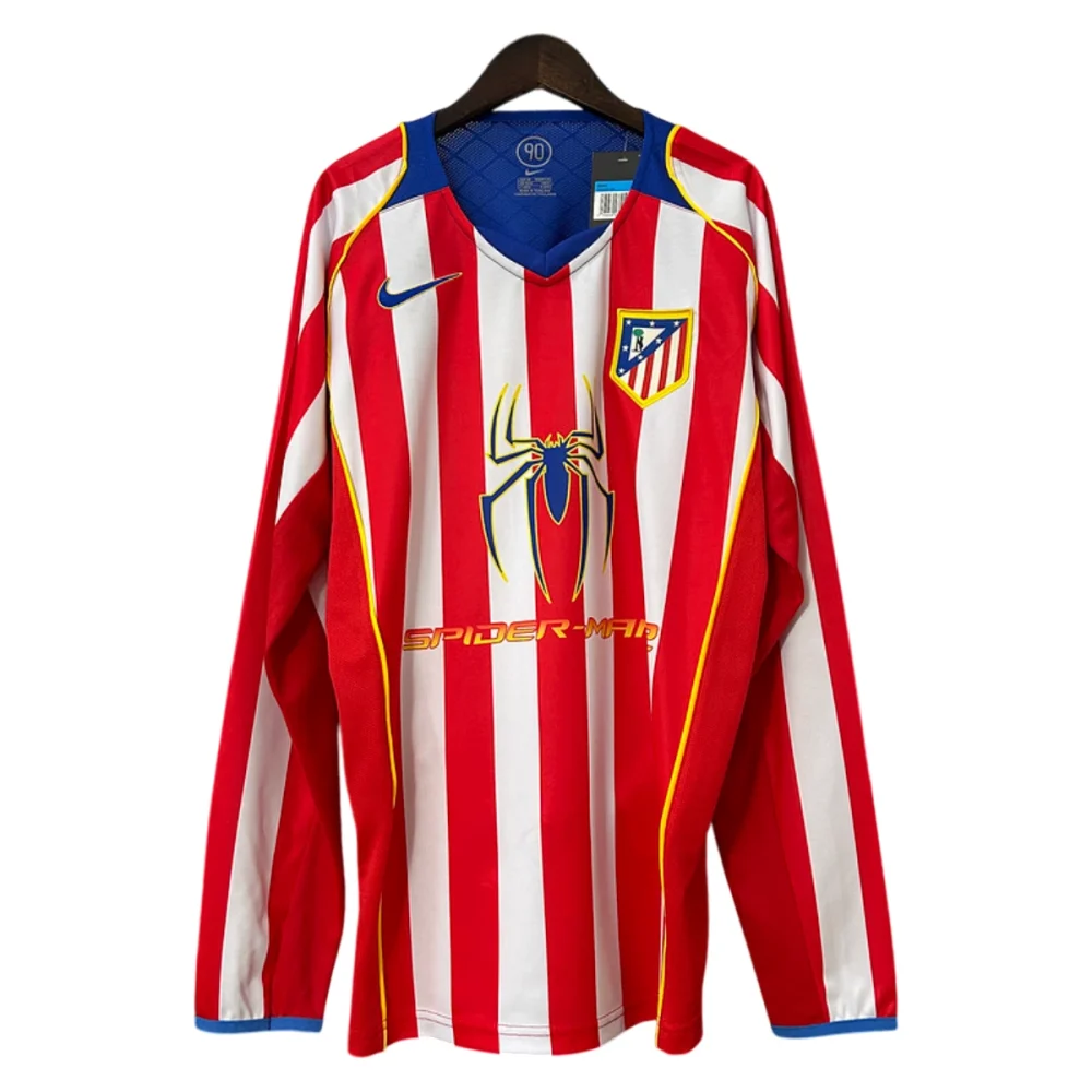 Camiseta retro Atlético de Madrid 04/05 SPIDERMAN (Manga larga)