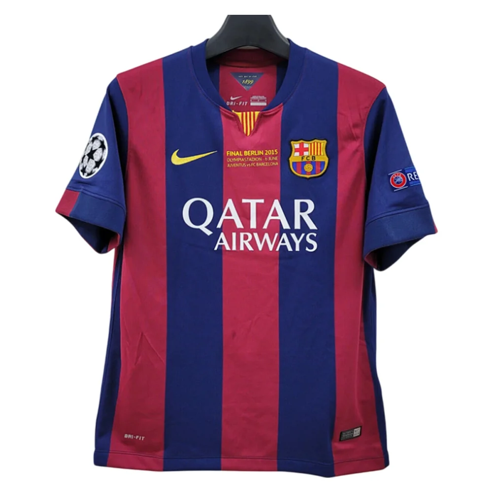 Camiseta Retro Barcelona 1ª Equipación 14/15 Edición Final Champions League