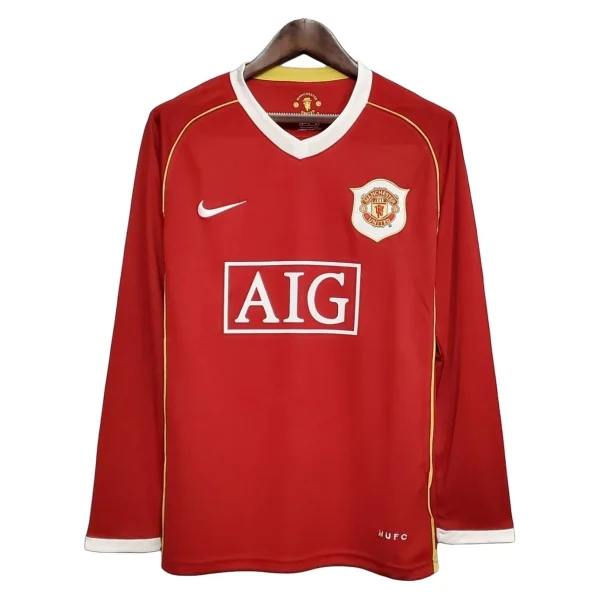 Camiseta Retro Manchester United 06/07 1ª equipación manga larga