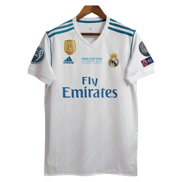 Camiseta Retro Real Madrid 17-18 1ª Equipación Edición Final Champions League