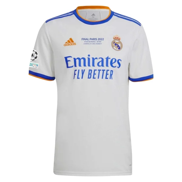 Camiseta Retro Real Madrid 21-22 1ª Equipación Edición Final Champions League