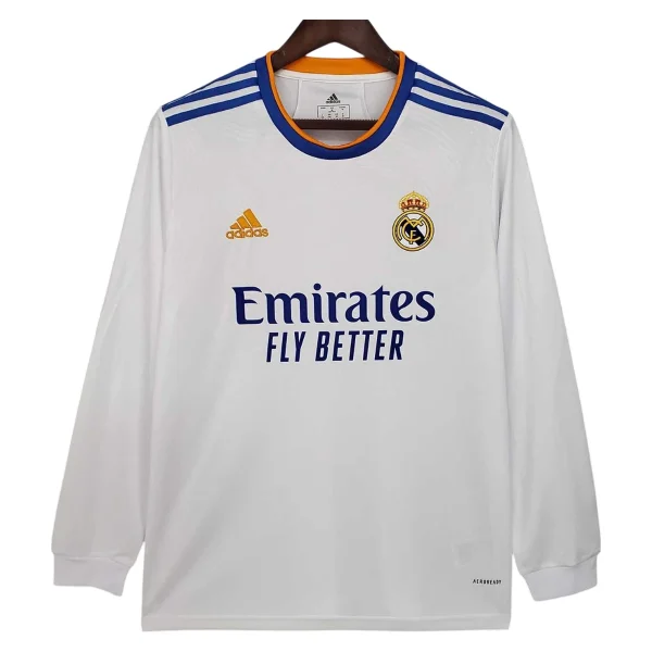 Camiseta Retro Real Madrid 21/22 1ª Equipación manga larga