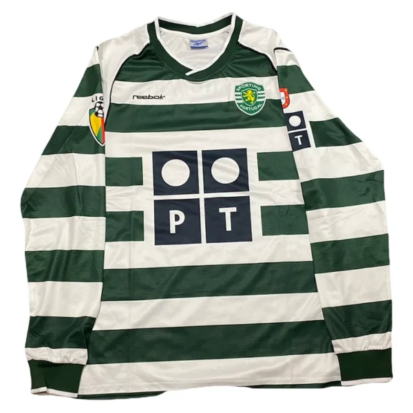 Camiseta Retro Sporting de Lisboa 02/03 manga larga