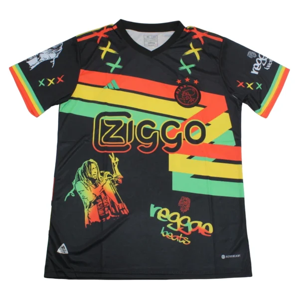 Concepto camiseta Ajax x Bob Marley 23/24
