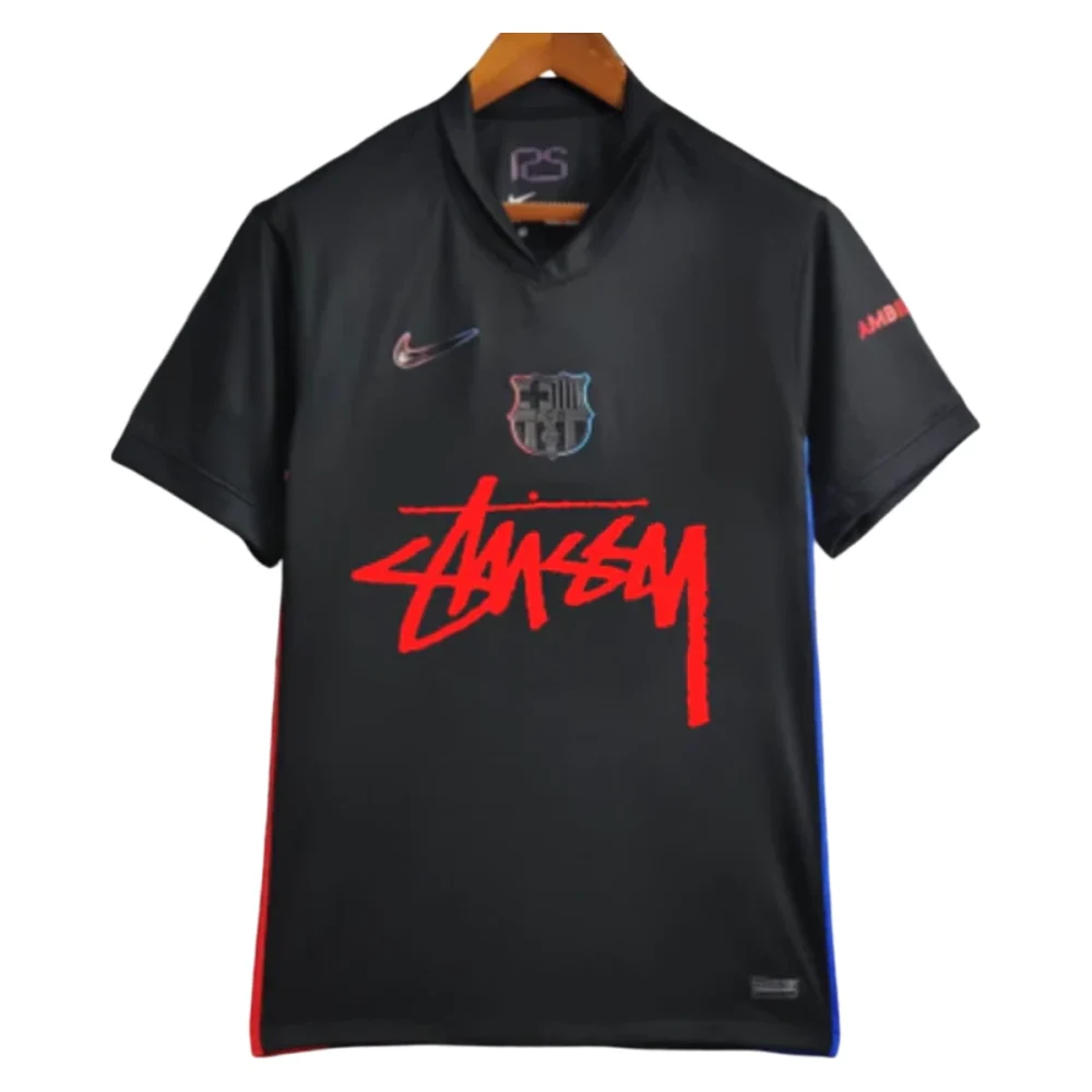Concepto camiseta FC Barcelona x Stussy