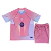 Fc Barcelona Concepto Niño Rosa