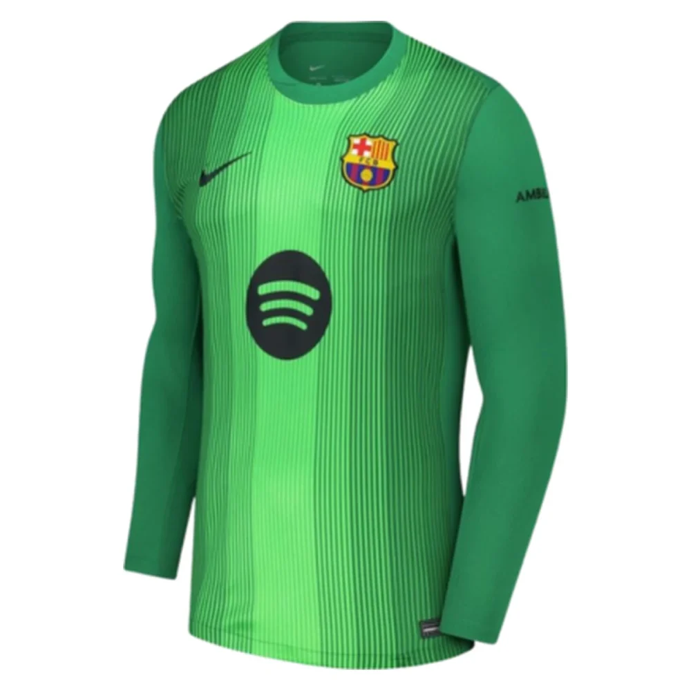 FC Barcelona Equipación Portero 25-26 Verde Manga Larga
