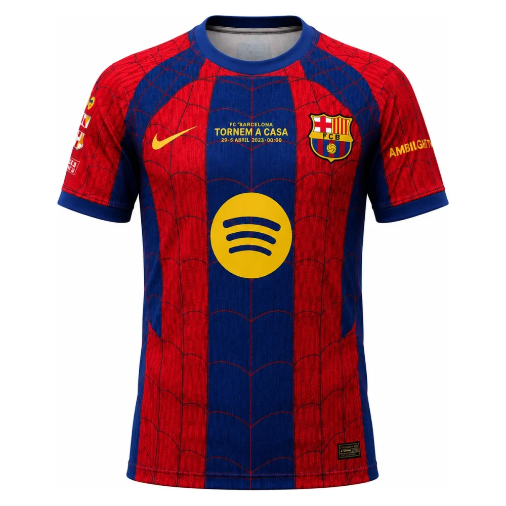 Fc Barcelona x Spider Man