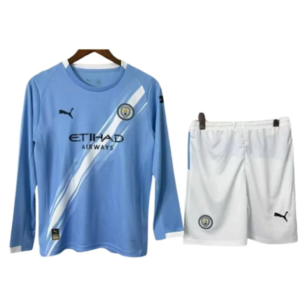 Manchester City 1ª Equipación Niño 25-26 Manga Larga