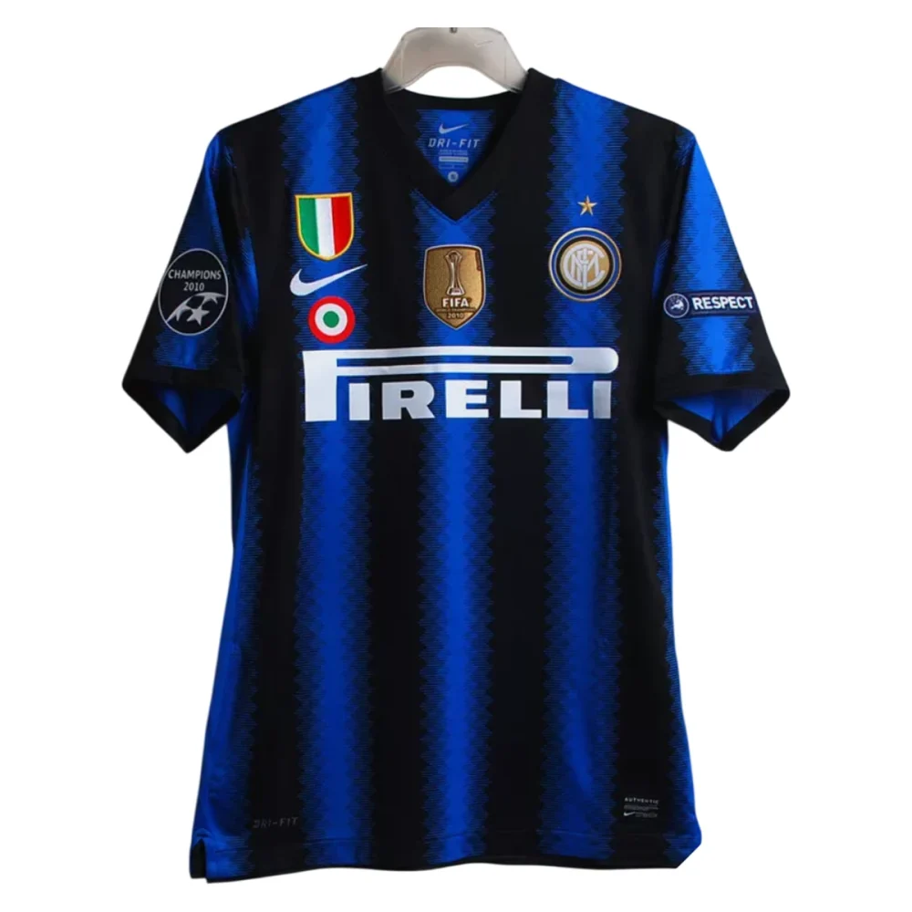 Retro Inter Milan 10/11 1ª equipación con parches de campeón