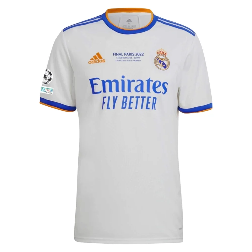 Retro Real Madrid 21/22 1ª Equipación – Edición Final Champions League